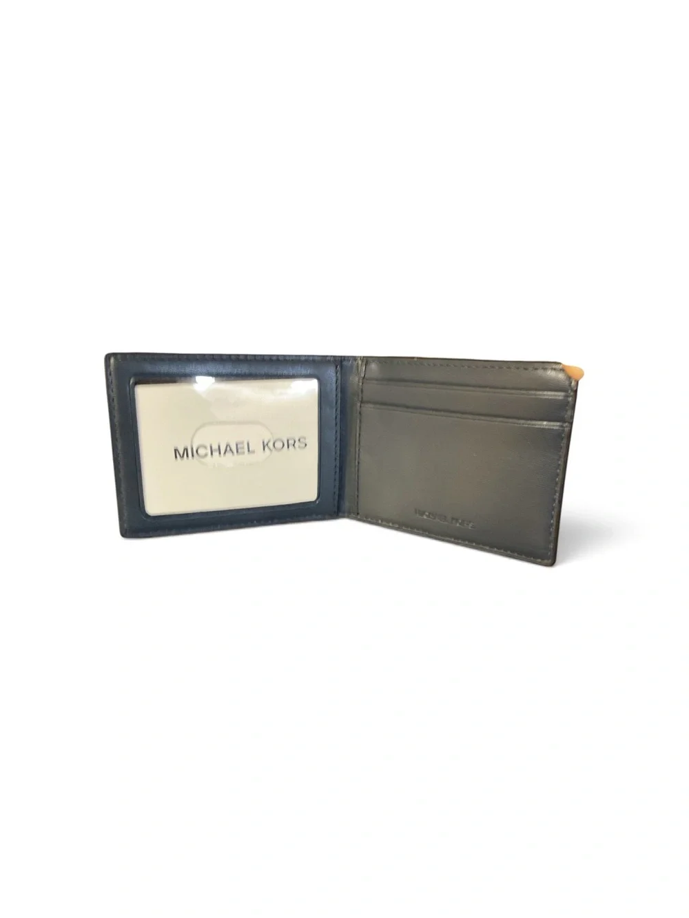 Michael Kors Men's Navy Textured Saffiano Leather Bifold Wallet NWT